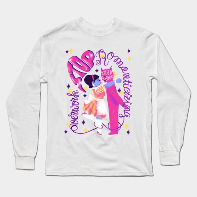 stop Romanizing overwork Long Sleeve T-Shirt by Lethy studio